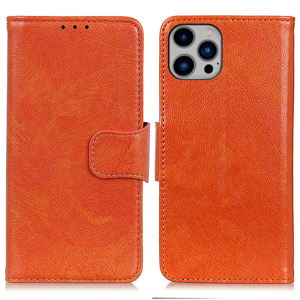 Pro iPhone 15 Pro Max Protipádové dělené kožené pouzdro na telefon Nappa Texture Cover with Stand Wallet Pro iPhone 15 Pro Max Protipádové dělené kožené pouzdro na telefon Nappa Texture Cover with Stand Wallet